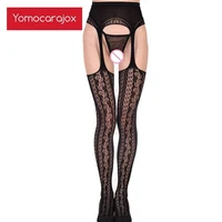 womens fashion garter black floral lace plus size sexy belt suspenders sex products fishnet wedding stocking pantyhose