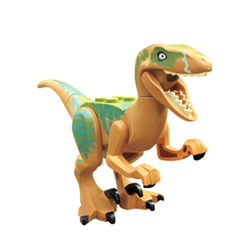 8 шт. Динозавры юрского периода строительные блоки фигурки T-Rex модель сборки мира
