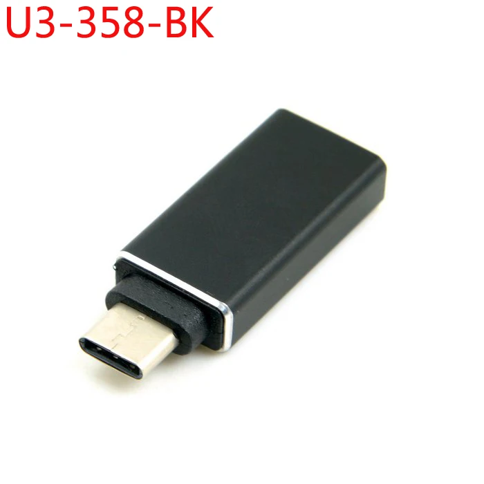 (100 шт./лот) USB 3 1 Type C папа разъем к гнезду OTG Хост адаптер для передачи данных черный