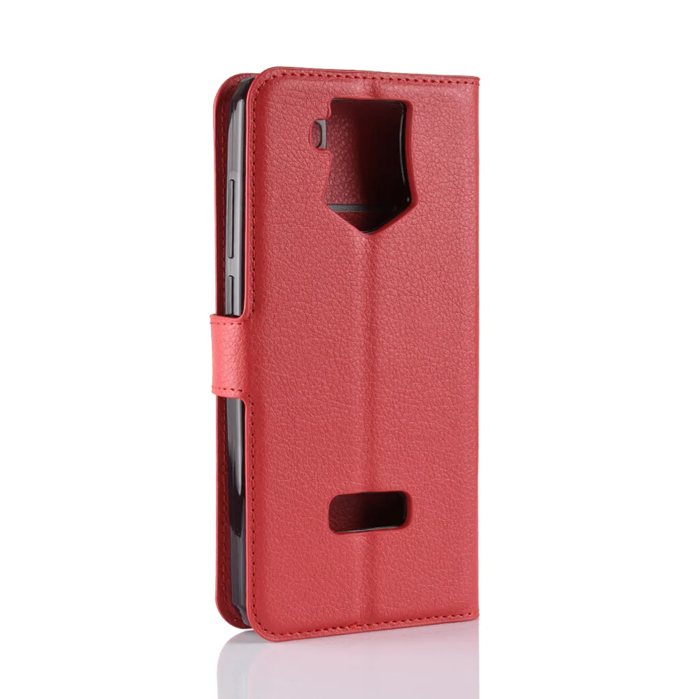 Чехол HUDOSSEN для Oukitel K10 роскошный флип искусственная кожа силиконовый чехол
