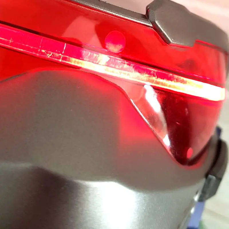 Модная Игра D. va OW Bleach Gabriel Reyes косплей маска с черепом Солдат 76 светодиодный светящийся головной убор Вечерние Маски для Хэллоуина Cos Реквизит