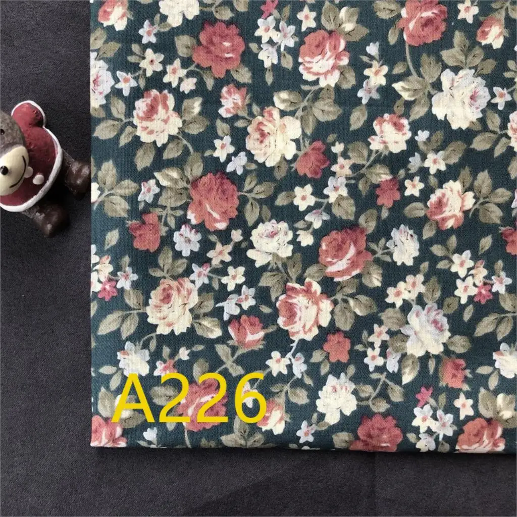 BB027 50*145 см цветочный из хлопчатобумажной ткани счетчики для детей infantiles платья подушки одеяло постельные принадлежности Простыня швейная ткань материал D30 - Цвет: BB027