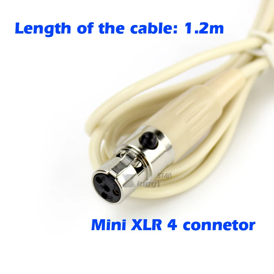Нагрудный микрофон Skin XLR петличный с зажимом для галстука 4 Pin TA4F ПК караоке
