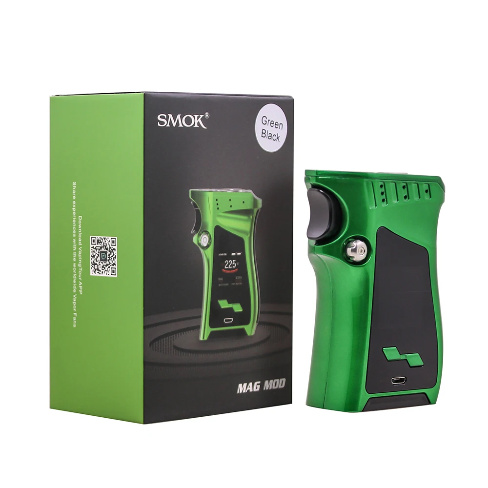 SMOK Mag Box Mod 225 Вт правый вейп электронная сигарета для атомайзера TFV12 PRINCE Tank V12 Prince испаритель катушка