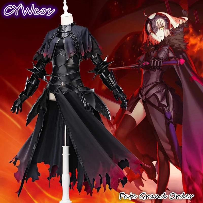 Fate Grand Order FGO Alter Black Jeanne d'Arc косплей костюм на Хэллоуин женское платье костюмы и
