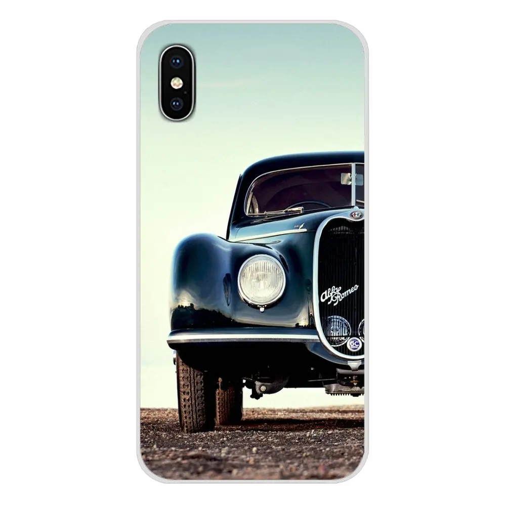 Суперкар Alfa Romeo Логотип прозрачный ТПУ чехол для samsung Galaxy S3 S4 S5 мини S6 S7 край S8 S9 S10