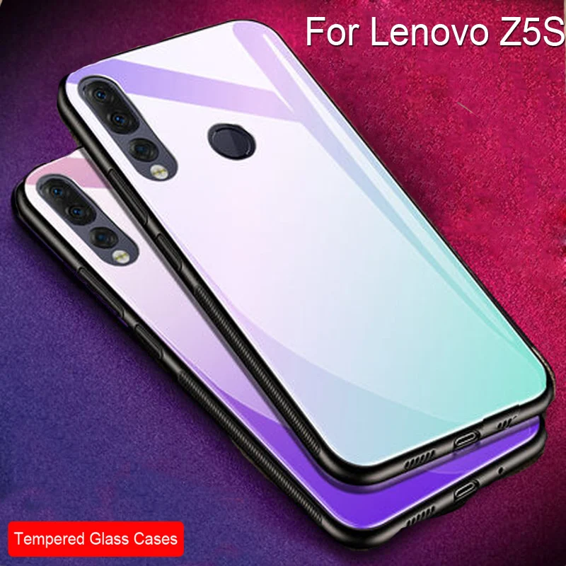 Тонкий силиконовый чехол белого цвета для Lenovo Z5S z5s Жесткий Чехол из закаленного