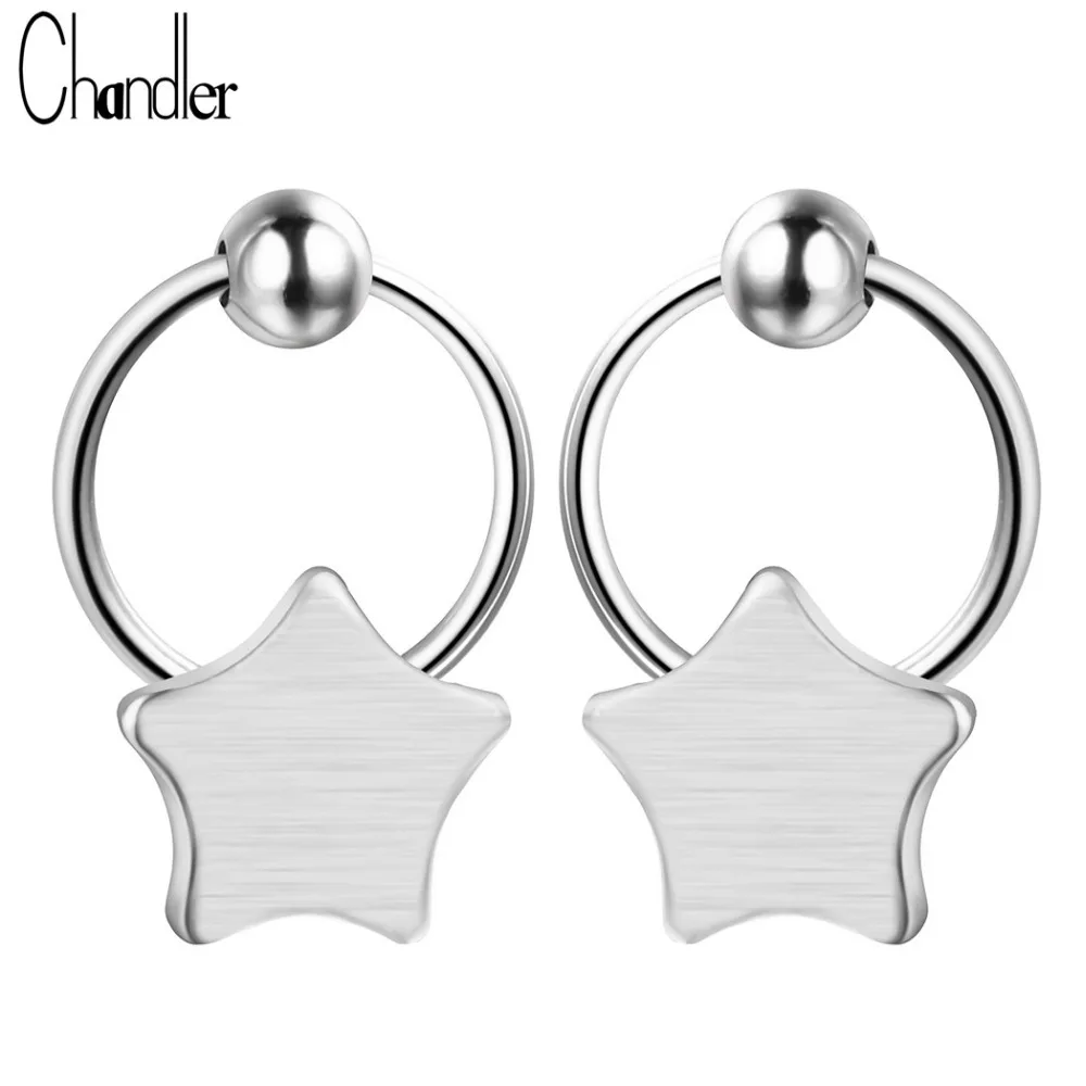 Женские серьги гвоздики Chandler маленькие круглые в богемном стиле|earrings for women star|circle
