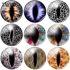 Стеклянная подвеска TAFREE в темном стиле с каменным узором глаз, купольная основа для кабошона, фурнитура сделай сам для изготовления плоской задней части