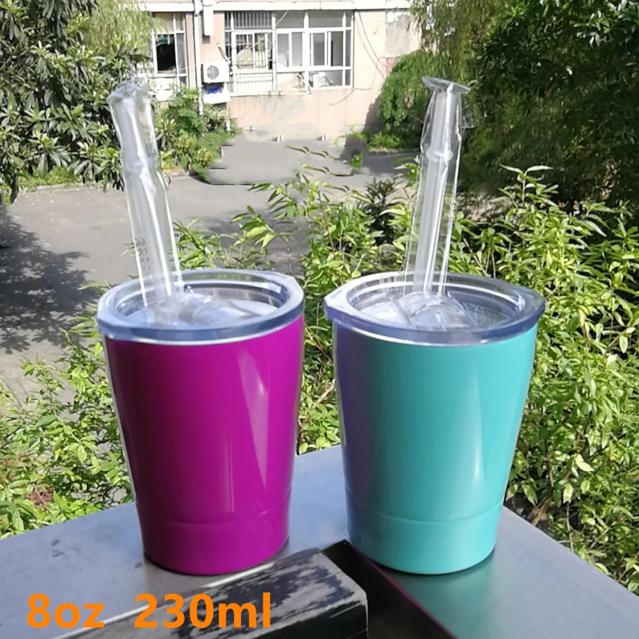 Детский стакан для молока кружка воды 8 унций 230 мл 18/8 нержавеющая сталь двойная