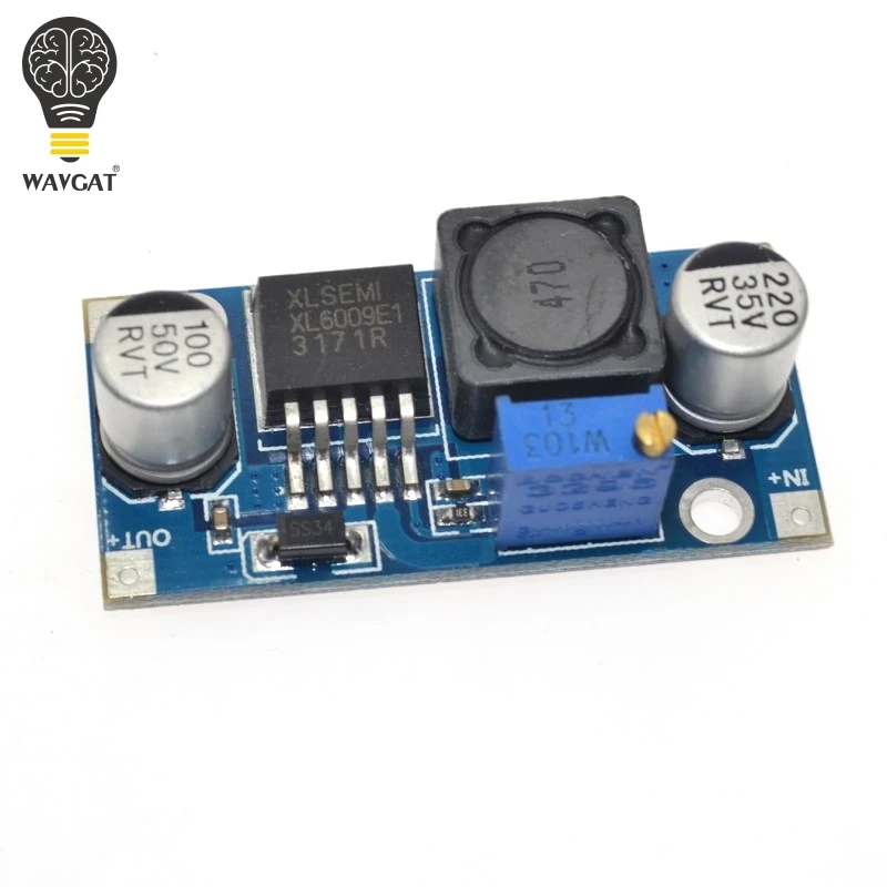10 шт. WAVGAT XL6009 DC-DC усилитель модуль питания модуль Выход регулируется Супер LM2577 Повышающий Модуль