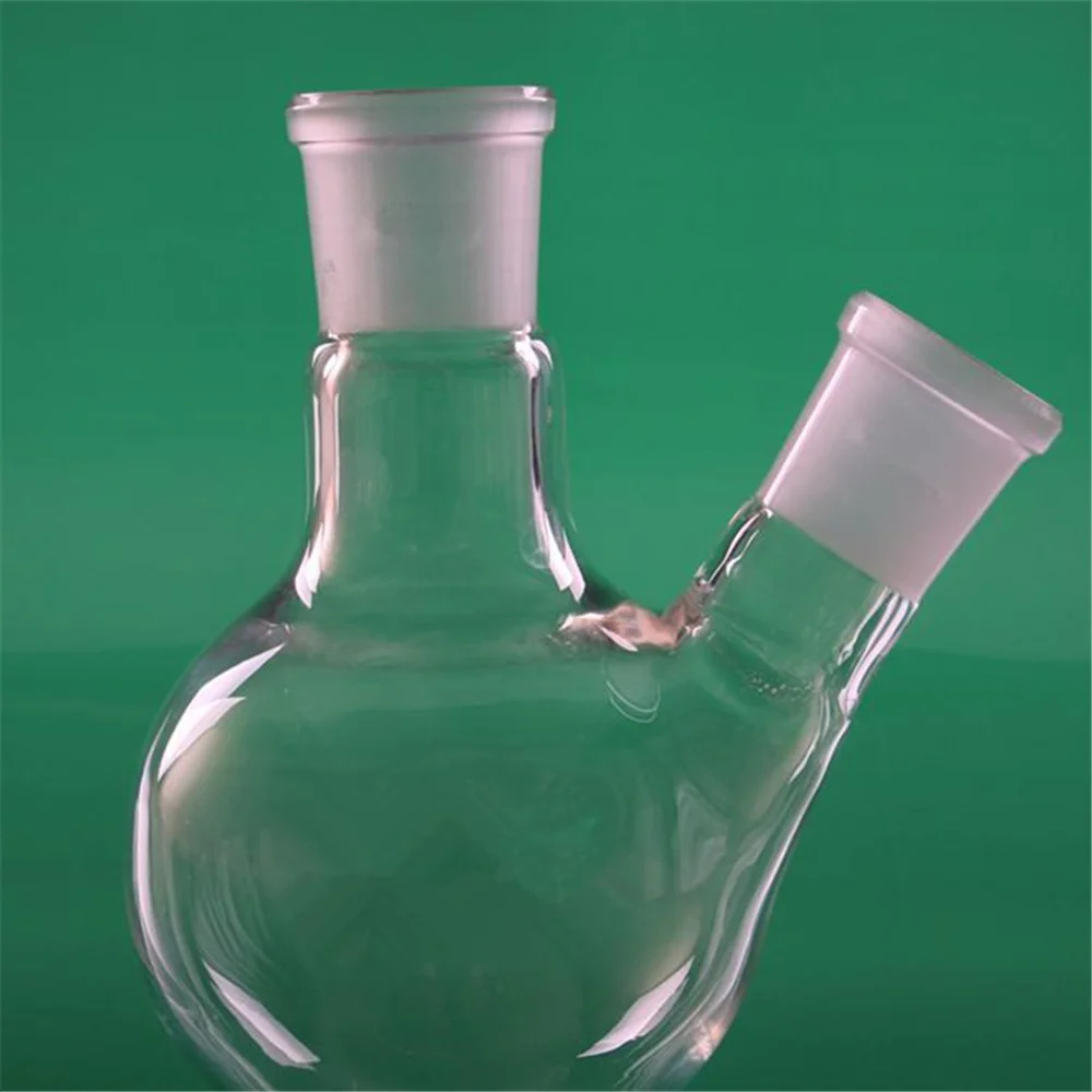 2000ml,24/29 or 29/32,2-neck,Round bottom Glass flask,Lab Boiling Flasks,Double neck laboratory glassware