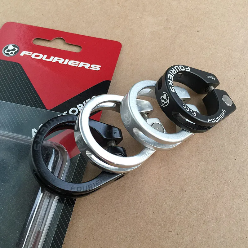 1 шт. Fouriers CNC сплав MTB дорожный велосипедный зажим стойки сиденья велосипеда 31,8 34,9 мм воротник фиксированный винт 11 мм Высота специальный дизайн гайки
