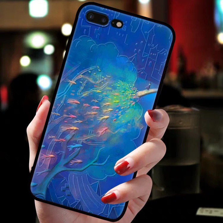 Чехол для Samsung A50 A70 A40 A30 A20 A10 чехол Galaxy a50 милый черный синий телефона с 3d