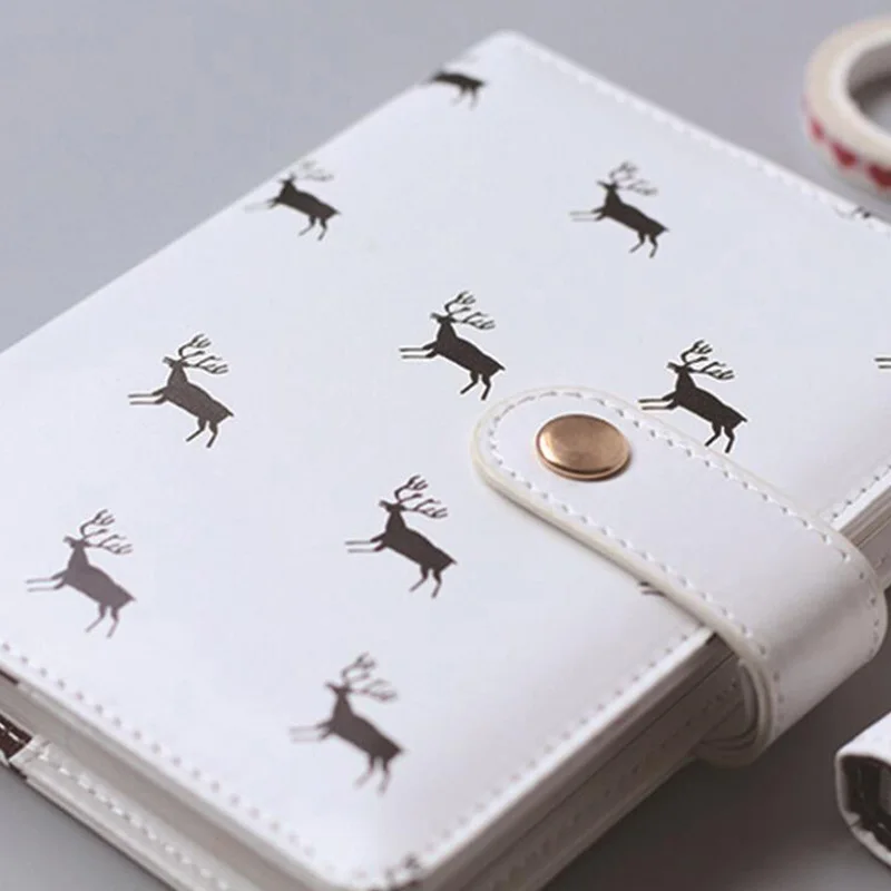 Deer EZONE мультфильм полярный медведь Мороженое олень Фламинго в твердом переплете Тетрадь для учебы студентов дневник тетрадь школьные офисные поставки - Цвет: Deer