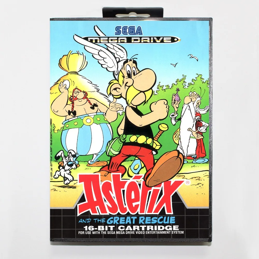 

Игровая карта SEGA MD Asterix the great rescue 16 бит в розничной коробке для Sega Mega Drive для Genesis