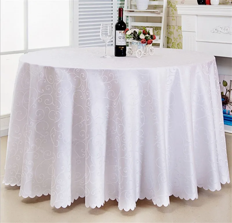 

New Pattern Round Polyester print restaurant table cloth jacquard 10pc/lot refectory Table Cloth dining FREE SHIPPING Marious