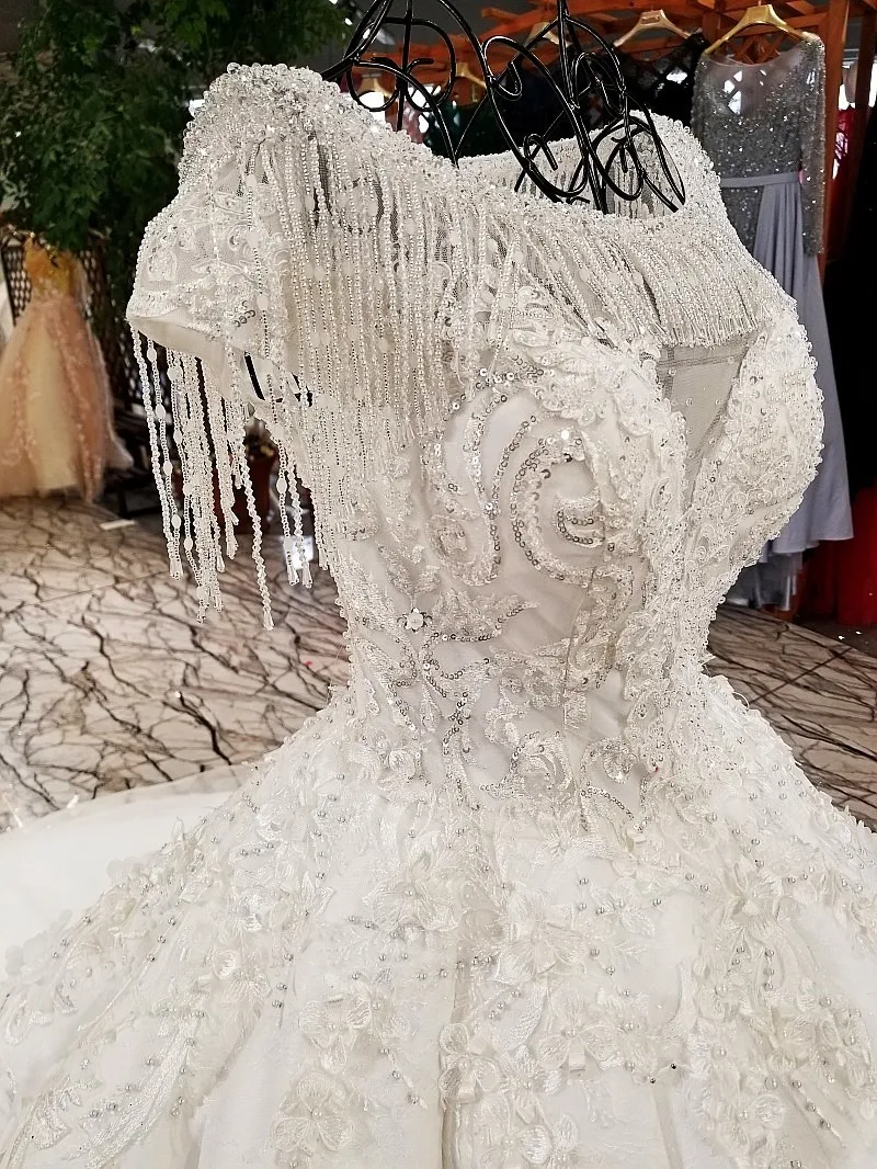 Весна 2018 Xia Xinkuan Корейская упаковка плечо длинный рукав невесты роскошное