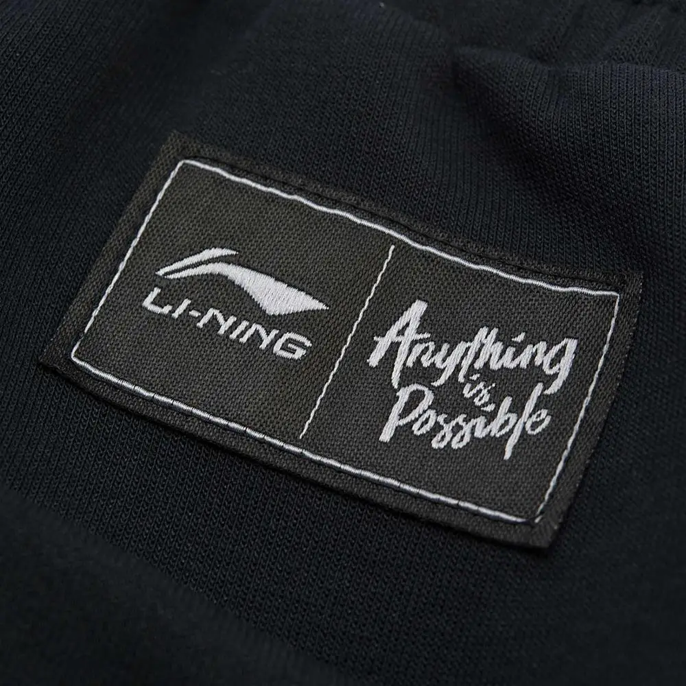 Мужские спортивные брюки Li Ning 66% хлопок 34% полиэстер обычная посадка Удобная
