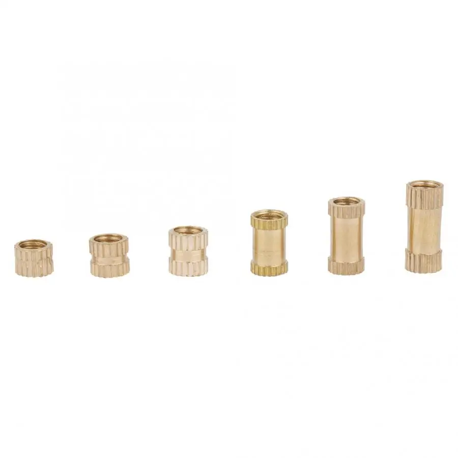 t nut M4 Brass Cylinder Knurled Round Molded-in Insert Embedded Nuts nut for wood