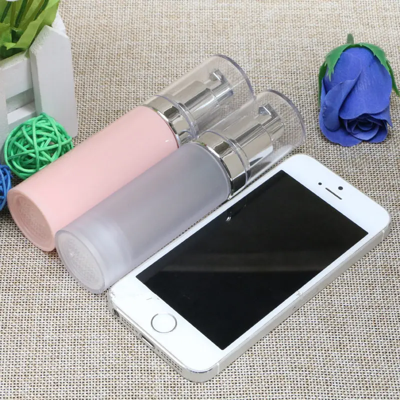 Вакуумная бутылка для лосьона 30 мл эссенция безвоздушная пластиковая с