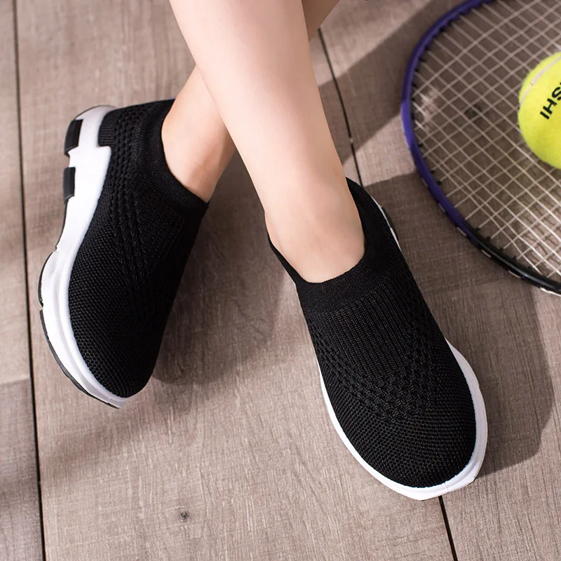 Hot-Sale 2018 Autumn Summer Children Fly Weave Sports Shoes Girl Knit Soft Sole Leisure Socks Sneakers | Детская одежда и обувь