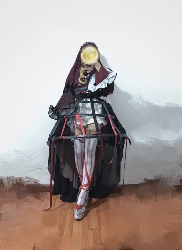 [Сток] новая игра SINoALICE фигура Святого монаха маленький красный Ridinghood Униформа Хэллоуин Косплей Костюм для женщин готическое платье лолиты