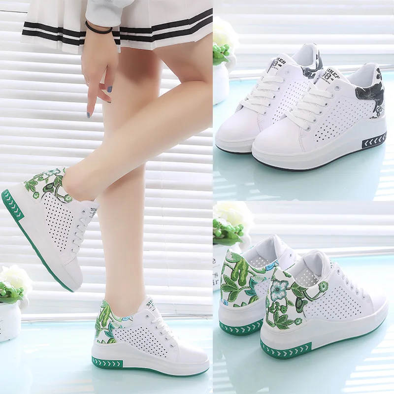 Летние кроссовки из дышащего сетчатого материала обувь увеличивающая рост