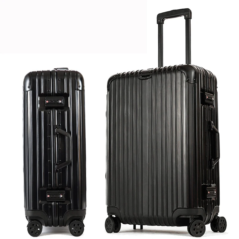 Проверенный алюминиевый каркас PC чемодан valiz тележка багаж TSA замок Koffer Mala de viagem