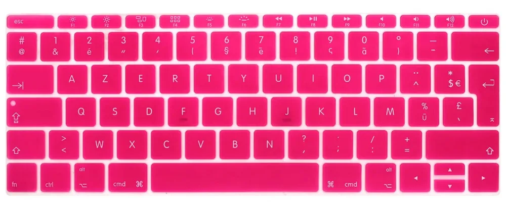 AZERTY французский UK силиконовый чехол для клавиатуры MacBook New Pro 13 &quotA1708 (2016 версия