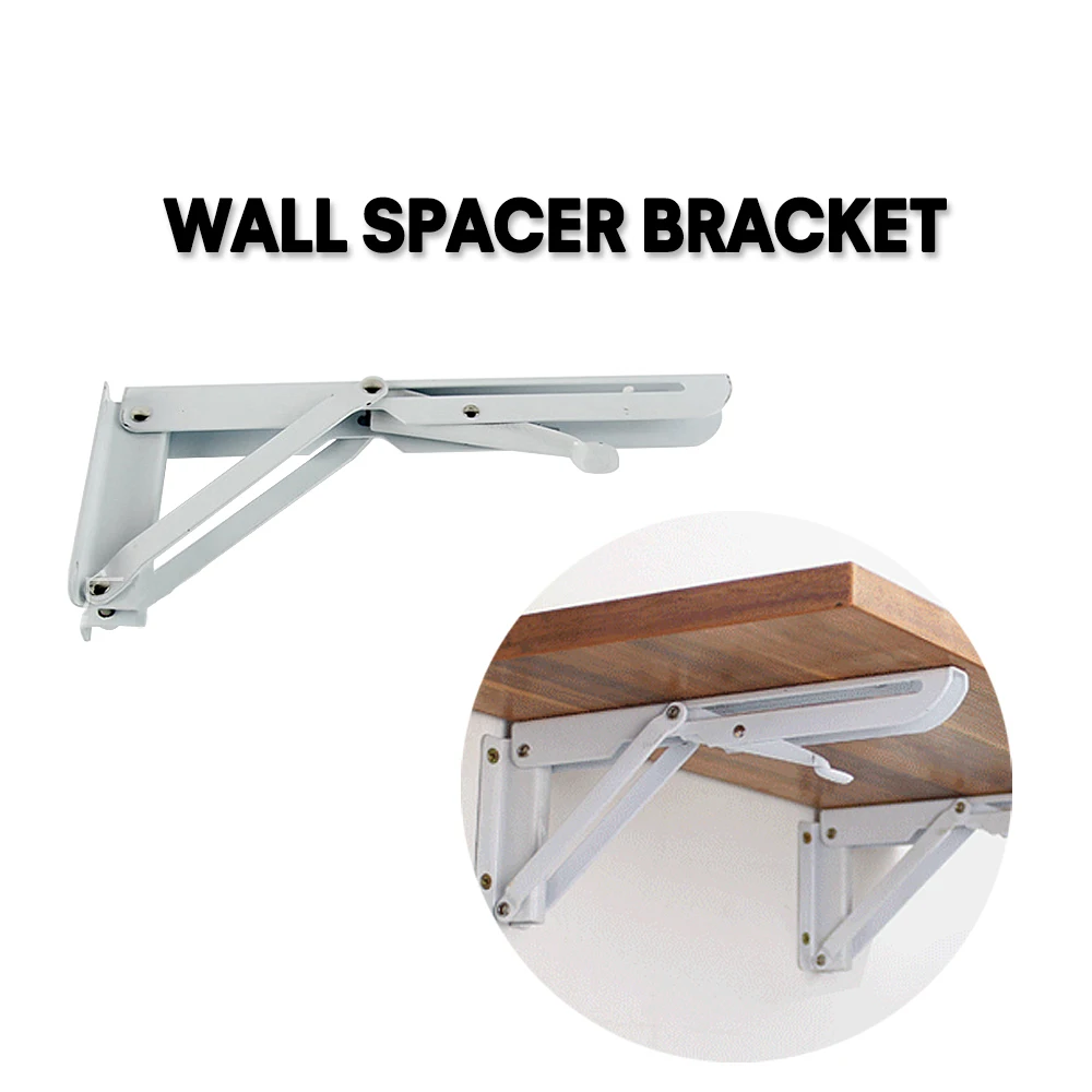 Складной кронштейн треугольная настенная полка 90 градусов телескопическая