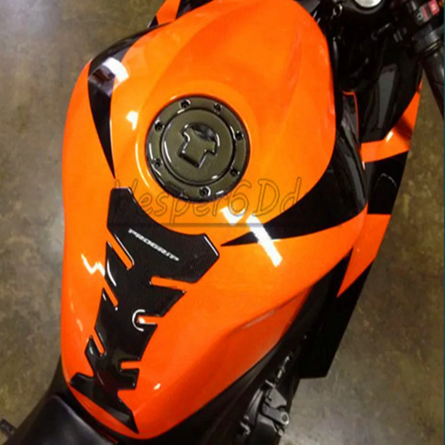 Motorcycle Carbon Fiber Fuel Tank Pad Decal Protector Stickers Gas Cap Cover For CBR NSR VTR 125 250 400 | Автомобили и мотоциклы
