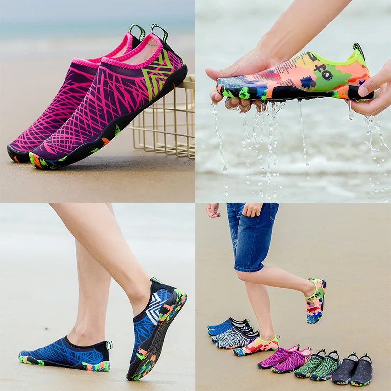 Водонепроницаемые кроссовки унисекс пляжные сандалии для мужчин и женщин