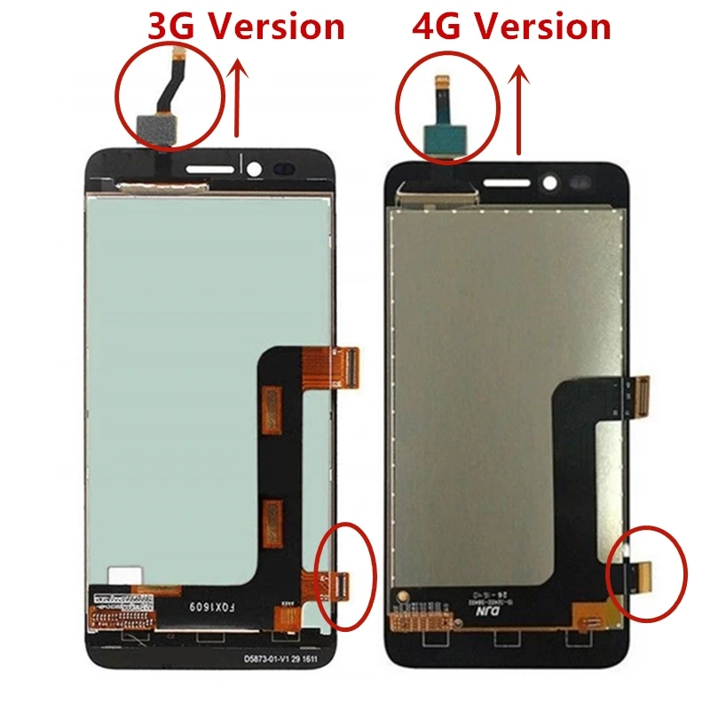 Для Huawei Y3 ii 2 LUA U03 U23 L03 L13 L23 L21 LCD дисплей с сенсорным экраном и дигитайзером в