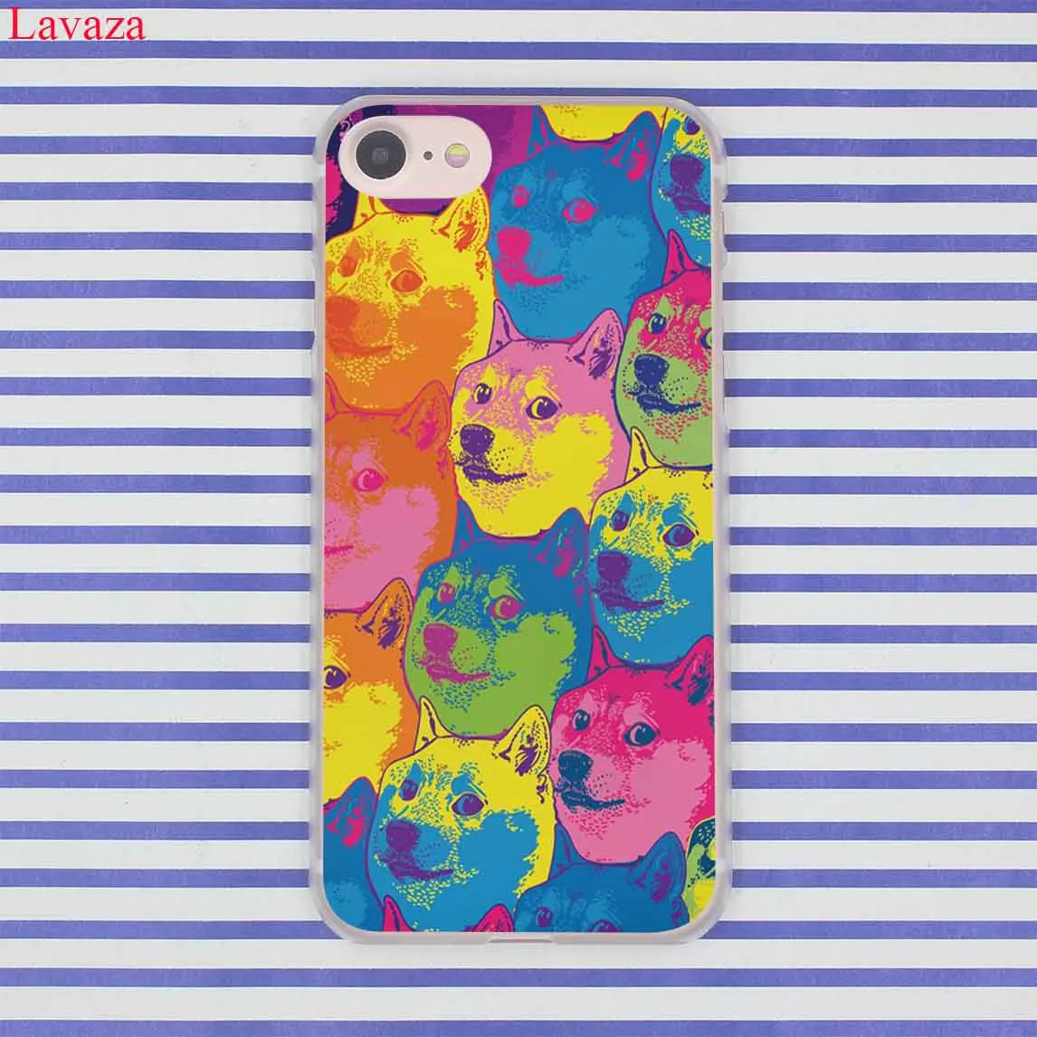 Твердый чехол для телефона Lavaza Brush Doge Shiba с забавной собачкой iPhone XR XS X 11 Pro Max 10 7 8 6S 5