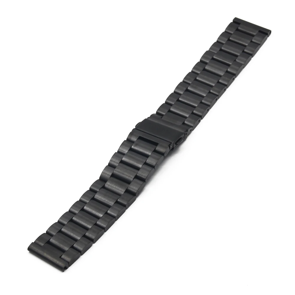 Stainless Steel Watch Band 18mm 20mm for DW Daniel Wellington Folding Clasp Strap Quick Release Loop Belt Bracelet Black Silver