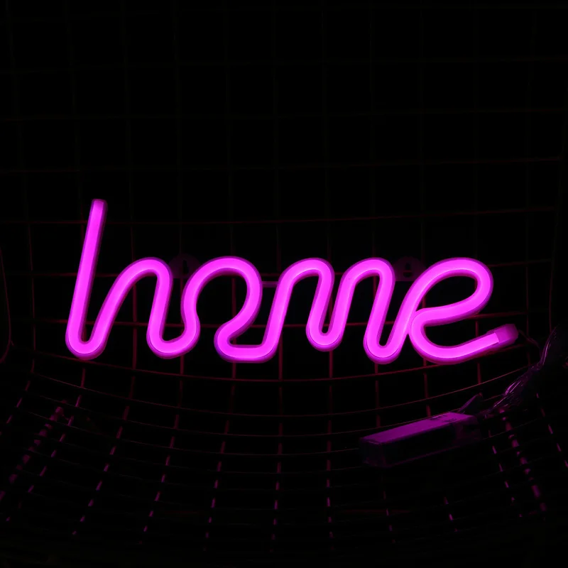 Hohappyme неоновые вывески для комнаты INS Домашний Светильник Настенные светильники для спальни декоративные тарелки домашний декор 35x12,5x2 см