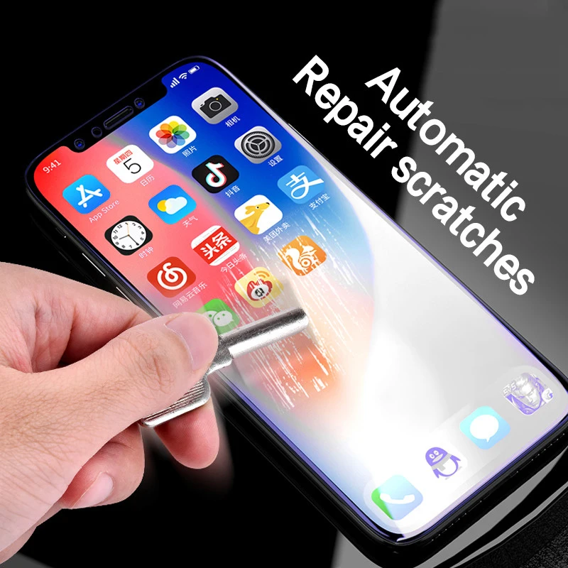 Marjay полный Экран Защитная пленка для iphone X 7 Plus мягкая 8 HD протектор фильм 6 6s плюс |