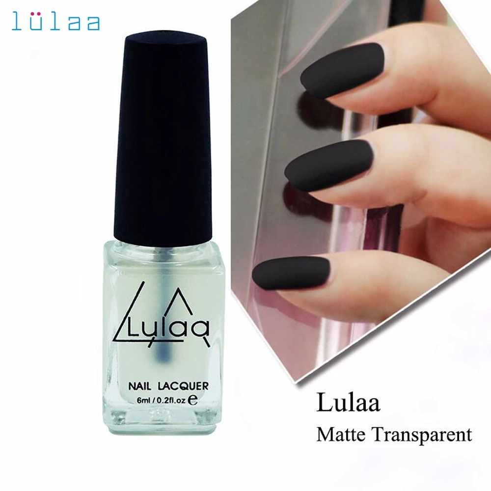 Lulaa ColorWomen 1 шт. лак для ногтей волшебный супер матовое преображение матовое масло для ногтей верхнее покрытие 160829 Прямая