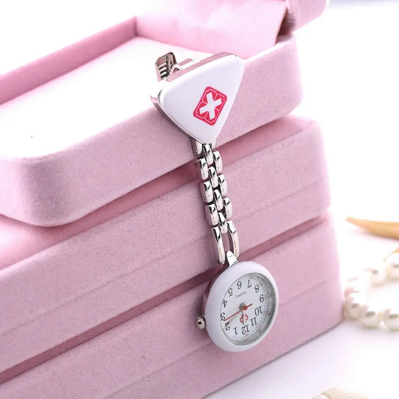 Модные карманные часы для медсестер зажим подвеска доктора карманный кварцевый - Фото №1