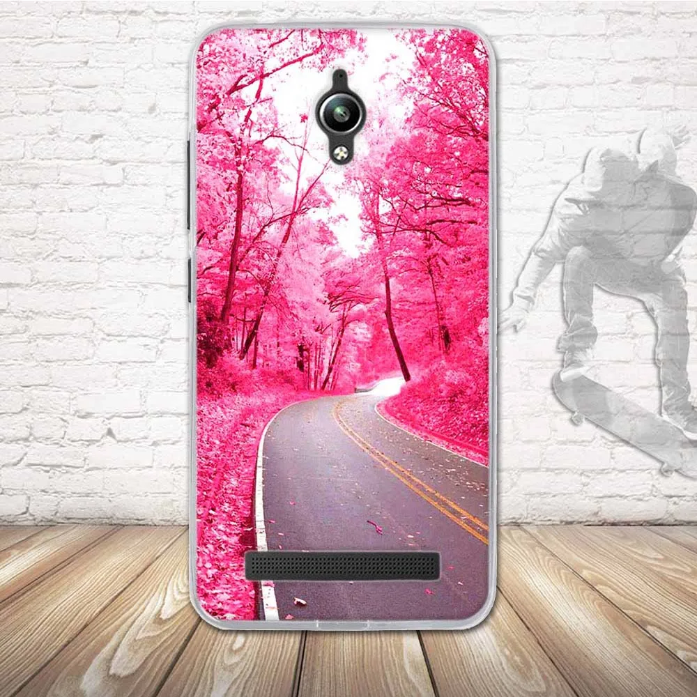 Роскошный силиконовый чехол с 3D принтом для Asus Zenfone Go ZC500TG мягкий из ТПУ ZC ZC500 500 500TG