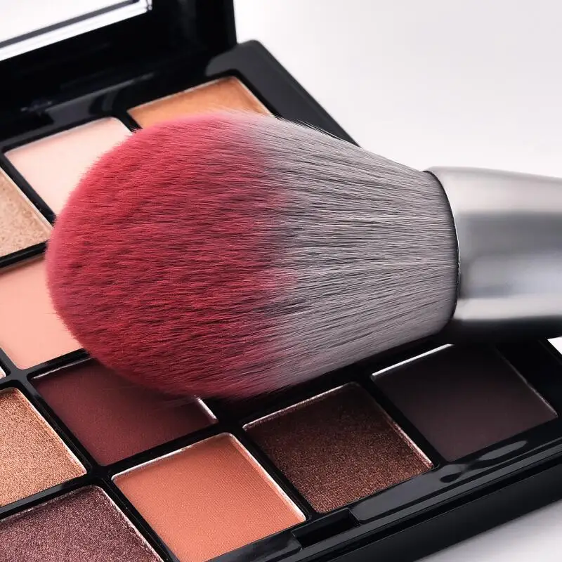 Набор кистей для макияжа 8 шт. серебристые профессиональные косметические