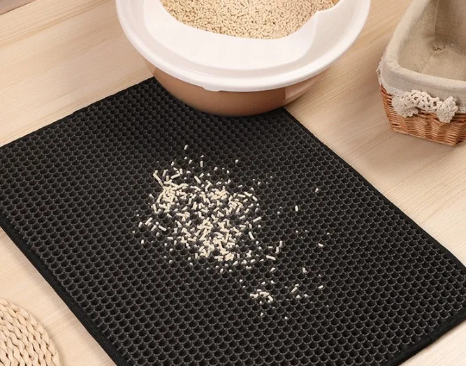 Водяная подстилка для кошки EVA двухслойная кошачий коврики легко чистить