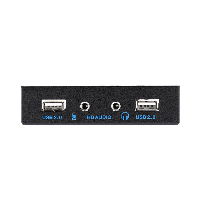 Высокоскоростной 9 дюймовый до 2 х портов USB 0 Hub USB2.0 передняя панель + HD аудио