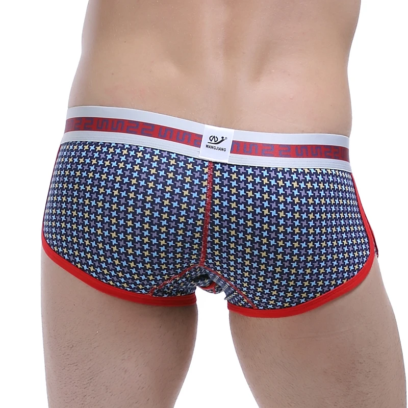 2018 Для мужчин шорты-боксеры сексуальное нижнее белье бренда боксеры WJ Cueca хлопок