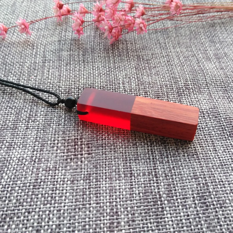 Dayoff Trendy Woman Resin Handmade Pendant Necklaces Womens Jewelry Natural Wood Beads Rope Chian Christmas Gift N493 | Украшения и