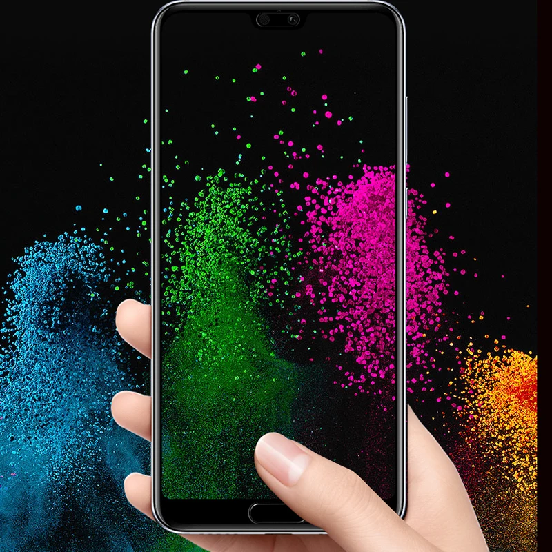 Черное антишпионское закаленное стекло JGKK для Huawei P20 Lite Pro Защита экрана