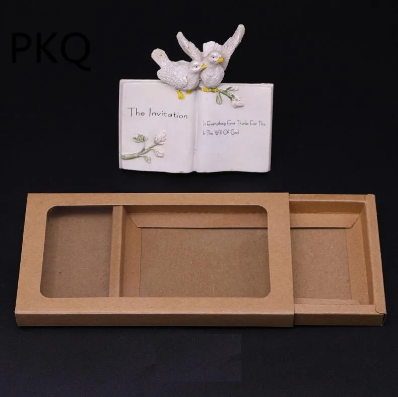 50pcs White Cardboard Boxes For Phone Packaging Drawer Paper Box Brown Black Jewelry Case Display With Window | Дом и сад