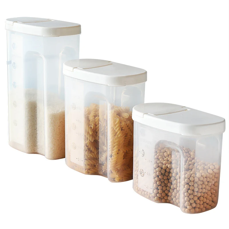 Прозрачный пластиковый контейнер для хранения пищевых продуктов герметичная