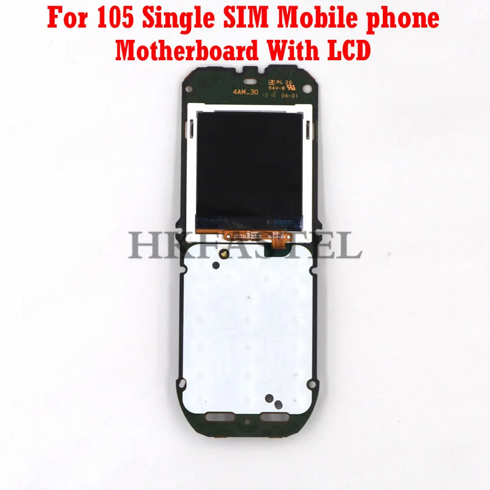 105 Single SIM Материнская плата hkfatel для Nokia 105 106 с одной sim-картой 107 108 с двумя sim-картами сменная материнская плата для мобильного телефона с ЖК-экраном - Цвет: 105 Single SIM